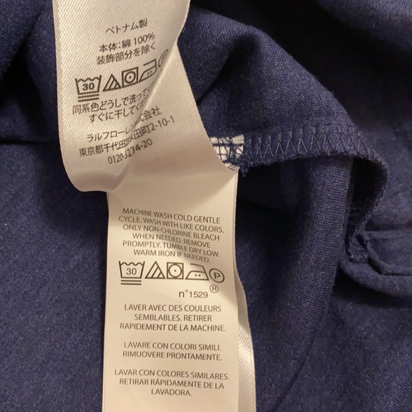 NWT Polo Ralph Lauren Classic-Fit Soft Cotton Polo Navy Size M - Picture 7 of 8